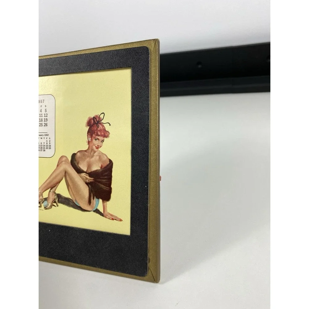1957 Esquire‎ Magazine Desktop Pinup Calendar Holder ~ 12 Months